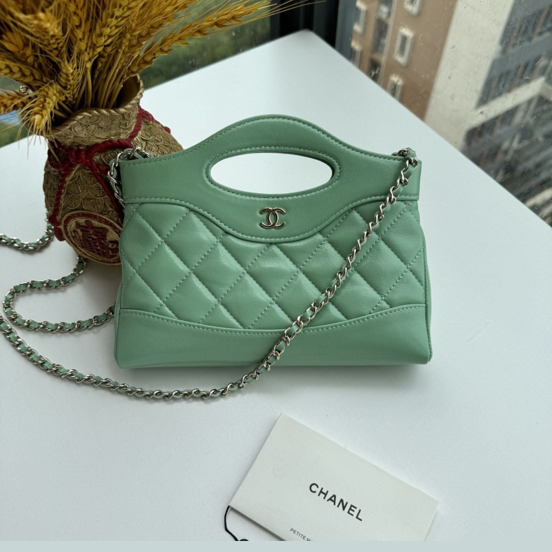 Ch*el top handle bags